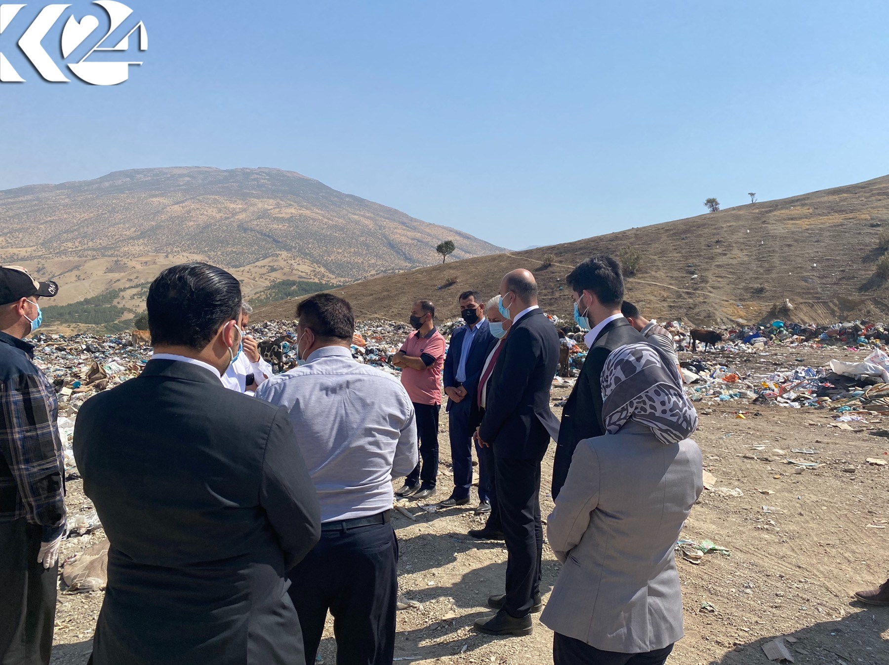  بەوێنە: چاودێریکردنی هەڵمەتی پاککردنەوەی رێگاکانی سنووری هەولێر